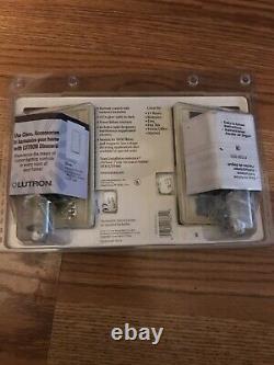 Lutron One Touch Remote Control Smart Dimmer Mir-603th-al Nib Almond Lot Of 2