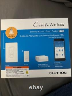 Lutron P-BDGPRO-PKG1W Caseta Smart Bridge Pro Kit