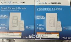 Lutron P-PKG1W-WH-R Caseta Wireless Smart Lighting Dimmer Switch and Remote Kit