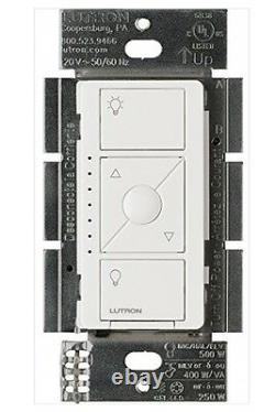 Lutron PD-5NE-WH Caseta Wireless Electronic Low Voltage In-Wall Dimmer