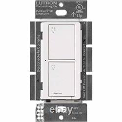 Lutron PD-5WS-DV-WH 5A Caseta Wireless In-Wall Light Switch and Fan Control