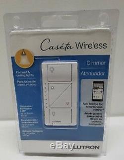 Lutron PD-6WCL-WH Caseta Wireless Smart Lighting Dimmer Switch (White, 10-Pack)
