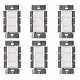 Lutron Pd-6wcl-wh Caseta Wireless Smart Lighting Dimmer Switch (white, 6-pack)