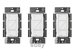 Lutron PD-6WCL-WH Wireless In-Wall Smart Dimmer Switch White (3-Pack)