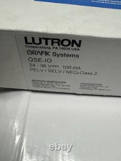 Lutron QSE 10 QS IO Module Contact Closure Interface New Open Box