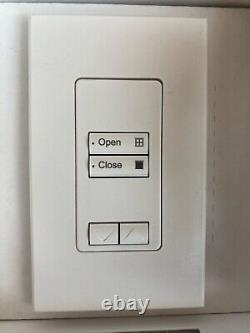 Lutron QSWS2-2BRLI-WH S seeTouch QS 2-Button Wallstation Raise Lower SHIPS TODAY