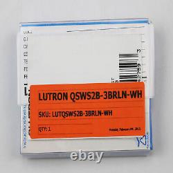 Lutron Qsws2b-3brln-wh Seetouch Qs, Keypad, Sub-control 3-button, White