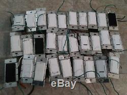 Lutron RA 600 MAW AD all types dimmers 29 light switches big bundle lot