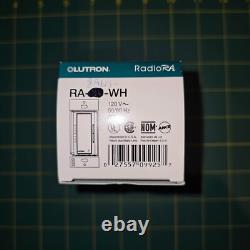 Lutron RA-8ANS-WH RadioRA Single Pole Radio Dimmer Switch White