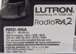 Lutron RA2 Select / RadioRA 2 RRD-6NA 120V Phase Adaptive Dimmer (White) NOB