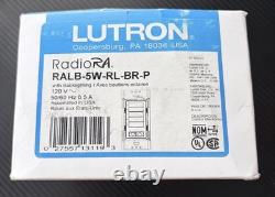 Lutron RALB-5W-RL-BR-P, Radio RA 5-Button Master Control Open Box