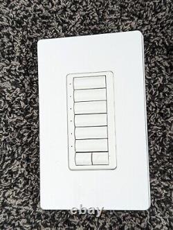 Lutron RKD-W6BRL-W white 6 button raise lower keypad covers Lot of 11