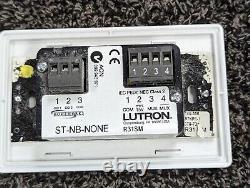 Lutron RKD-W6BRL-W white 6 button raise lower keypad covers Lot of 11