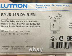 Lutron RMJS-16R-DV-B-EM 0-10V Vive Dimming Module Emergency Power Pack