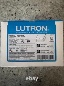 Lutron RR-SEL-REP2-BL RadioRA Select Main Repeater Black, Brand New, Unopened