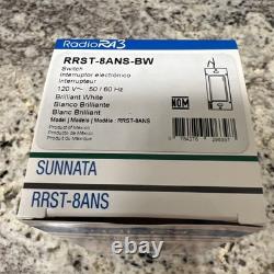 Lutron RRST-8ANS-BW Switch Sunnata RadioRA3 NEW-Brilliant White