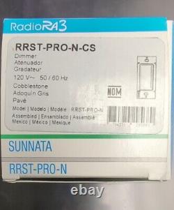 Lutron RRST-PRO-N-CS RadioRA 3 Sunnata PRO LED+ RF Touch Dimmer Cobblestone