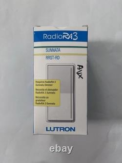 Lutron RRST-RD-WH Companion Dimmer Sunnata Radio Ra 3 White NEW