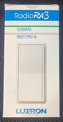 Lutron Radio RA 3 RRST-PRO-N-WH Sunnata Dimmer RA3 Brand NEW RRST-PRO-N-WH