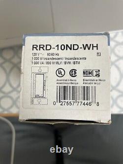 Lutron Radio RA2 Local Control Dimmer White (RRD-10ND-WH) MISSING SCREWS
