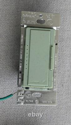 Lutron Radio RA2 Local Control Dimmer with Wall Plate Green (RRD-10ND)