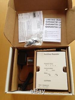 Lutron Radio RA2 RR-AUX-REP-WH, Auxiliary Repeater, Lighting Dimmer Switches