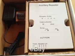 Lutron Radio RA2 RR-AUX-REP-WH, Auxiliary Repeater, Lighting Dimmer Switches