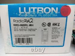 Lutron RadioRA 2 RRD-H6BRL-WH Hybrid Keypad Dimmer, Open Box Lutron RadioRA 2 RRD-H6BRL-WH Hybrid Keypad Dimmer, Open Box