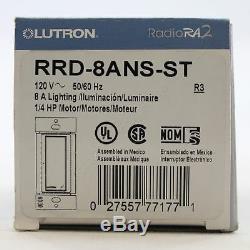 Lutron RadioRA 2 Stone Finish Switch Lighting and Motor Loads 120V RRD-8ANS-ST