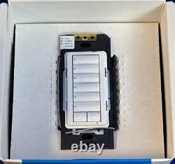 Lutron RadioRA 2 seeTouch CL Hybrid Keypad 6 Button with Raise-Lower Snow