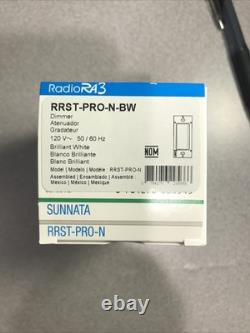 Lutron RadioRA 3 Sunnata PRO LED+ RF Touch Dimmer (RRST-PRO-N-BW)