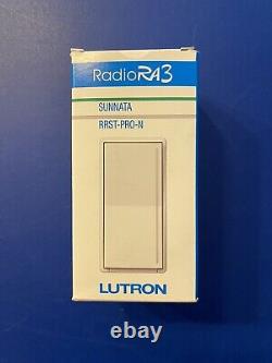 Lutron RadioRA 3 Sunnata PRO LED+ RF Touch Dimmer Snow White (RRST-PRO-N-SW)