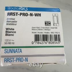 Lutron RadioRA 3 Sunnata PRO LED+ RF Touch Dimmer White (RRST-PRO-N-WH)