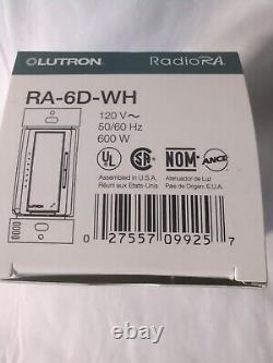 Lutron RadioRA Main Dimmer White 600W (RA6DWH)