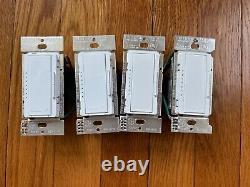 Lutron RadioRA RRD-6D-WH 600W Dimmers (4) Lot White