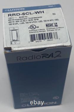 Lutron RadioRa2 RRD-6CL-WH LED, CFL, or Incandescent Dimmer Switch NO NEUTRAL