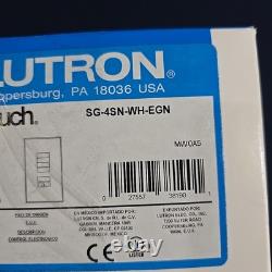 Lutron SG-4SN-WH-EGN Light and Dimmer Switches EA 12v Class 2 4 Switch