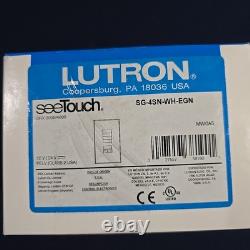 Lutron SG-4SN-WH-EGN Light and Dimmer Switches EA 12v Class 2 4 Switch