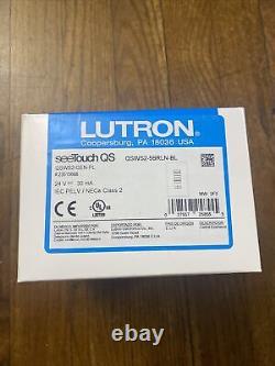 Lutron SeeTouch 5 Button Model-QSWS2-5BRLN-BL