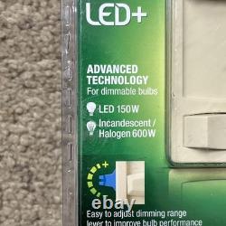 Lutron Skylark Contour LED+ Dimmer Switch for LED and Incandescent Bulbs (15PK)