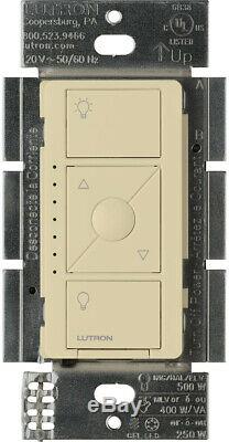 Lutron Smart Lighting Dimmer Switch 3.3 Amp 500-Watt Programmable Tap Control