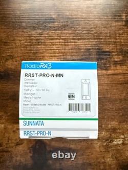Lutron Sunnata RRST-PRO-N Smart PRO Dimmer Switch RadioRA 3 Midnight Black