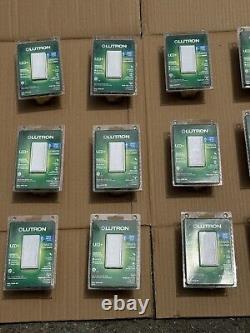 Lutron Sunnata Touch Dimmer STCL-153PH-WH White LED+ 15pcs