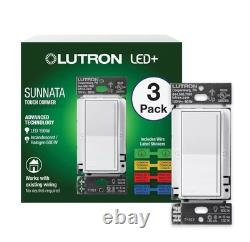 Lutron Sunnata Touch Dimmer Switch with LED+ Advanced Technology for LED an