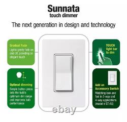 Lutron Sunnata Touch Dimmer Switch with LED+ Advanced Technology for LED an