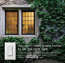 Lutron Sunnata Touch Dimmer Switch with LED+ Advanced Technology for LED an