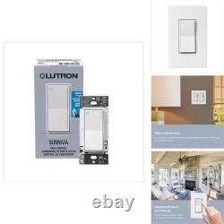 Lutron Sunnata Touch Fan Control 4-Speed ST-FSQ-N-WH White