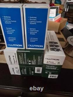 Lutron Toggler LED+ Dimmer Switch Lot of 11 (3 Packs of 3 + 2 Boxed Units) NEW