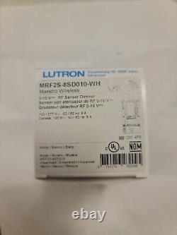 Lutron Vive MRF2S-8SD010-WH Maestro 0-10V Dimmer RF Occ Vac Sensor
