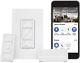 Lutron Wireless Smart Home Lights Switch Dimmer Kit With Smart Bridge, White